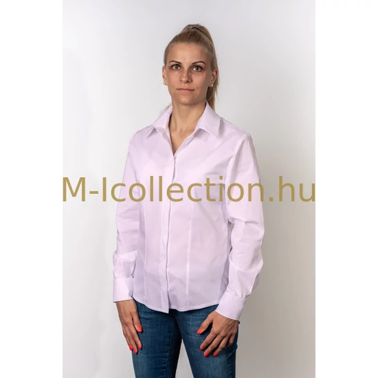 Tini alkalmi rózsaszín blúz rejtett gombolású