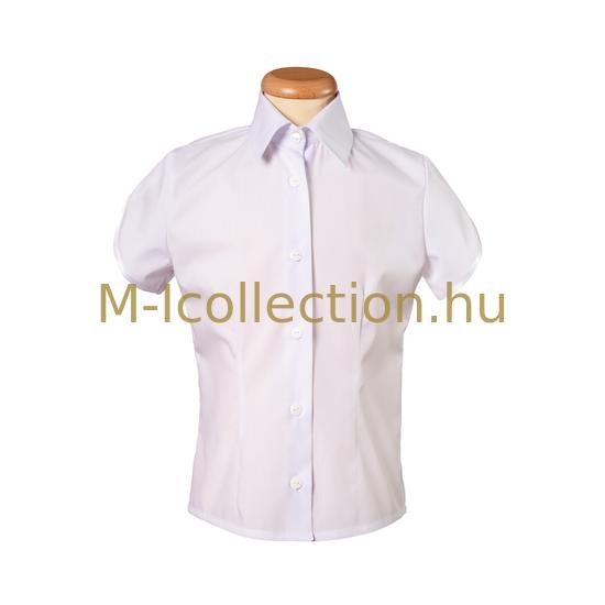 Átlapolt ujjas blúz, fehér blúz, ünneplő blúz, elegáns blúz